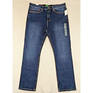 Dip Jeans Sz 40x32 Straight Fit Medium Wash Blue Stretch men New N6